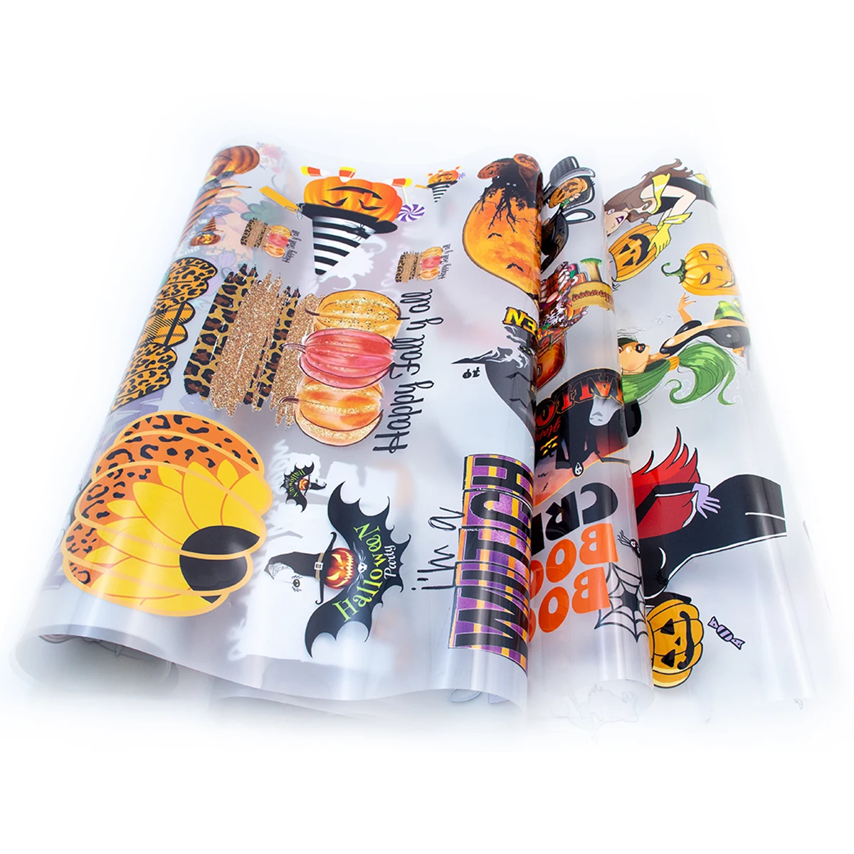 NO MOQ factory price 2024 new trends custom dtf printing transfer halloween fall boo jee ghost spooky screen print transfers