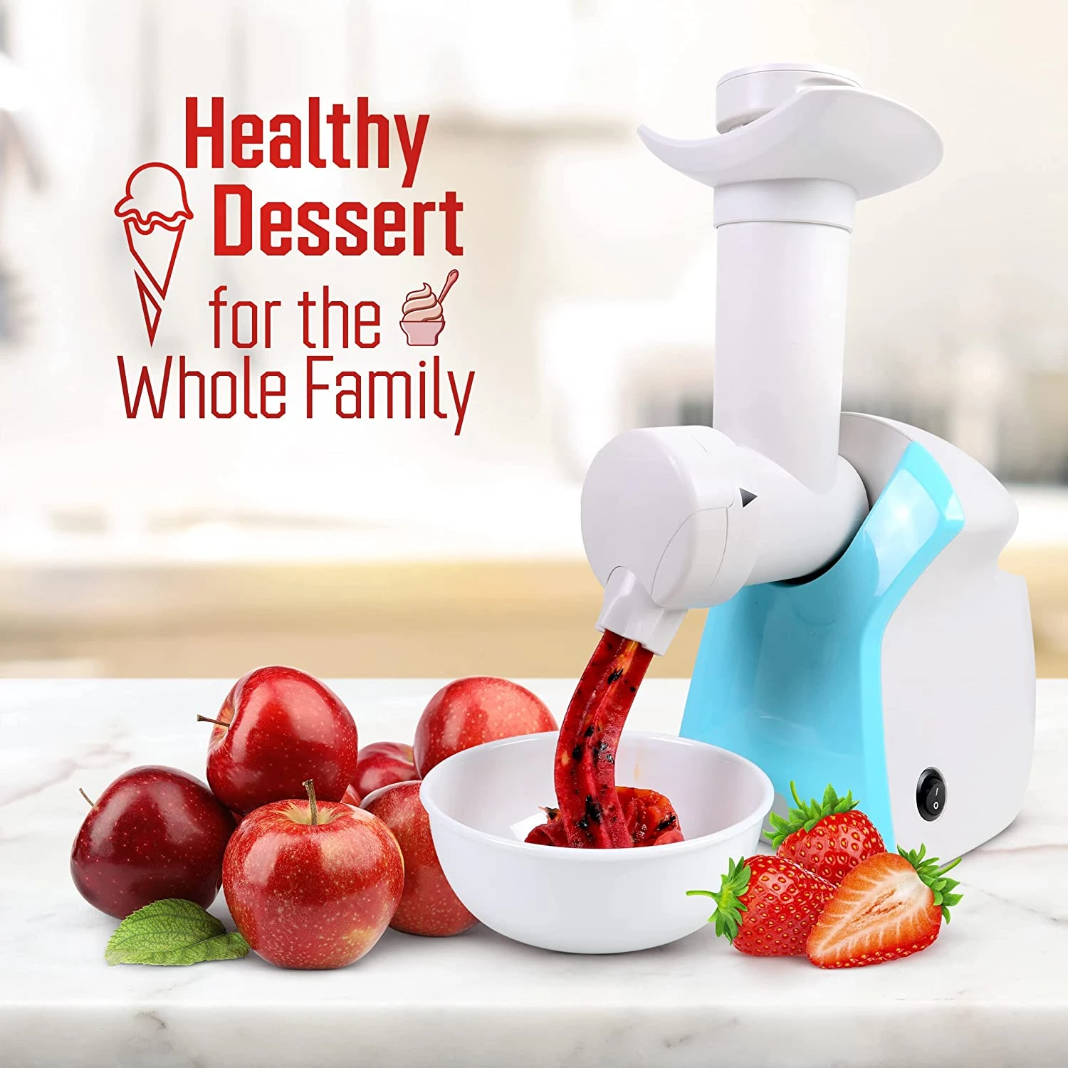 Low calorie  Healthy frozen Fruit Ice Cream Maker for home use
