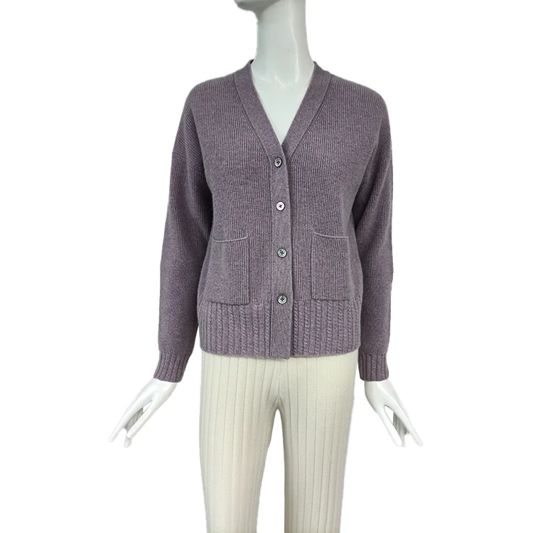 Autumn/Winter Oem/Odm Customize 2021 Fashion Wool Cardigan Women Chinese Chinese 100 Cashmere Cardigan