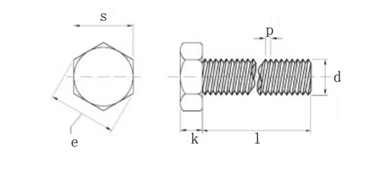  DIN933 DIN931 SS304 A2 70 A4 80 M6 M12 шестигранные болты с плоской головкой A480 нержавеющая сталь 316 шестигранный болт и гайка