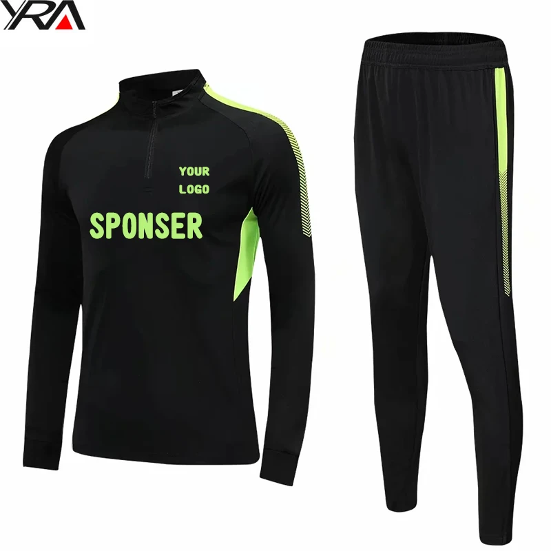 mens men track suits plain custom soccer tracksuits for men and kids sport wear wholesale tracksuits 2023