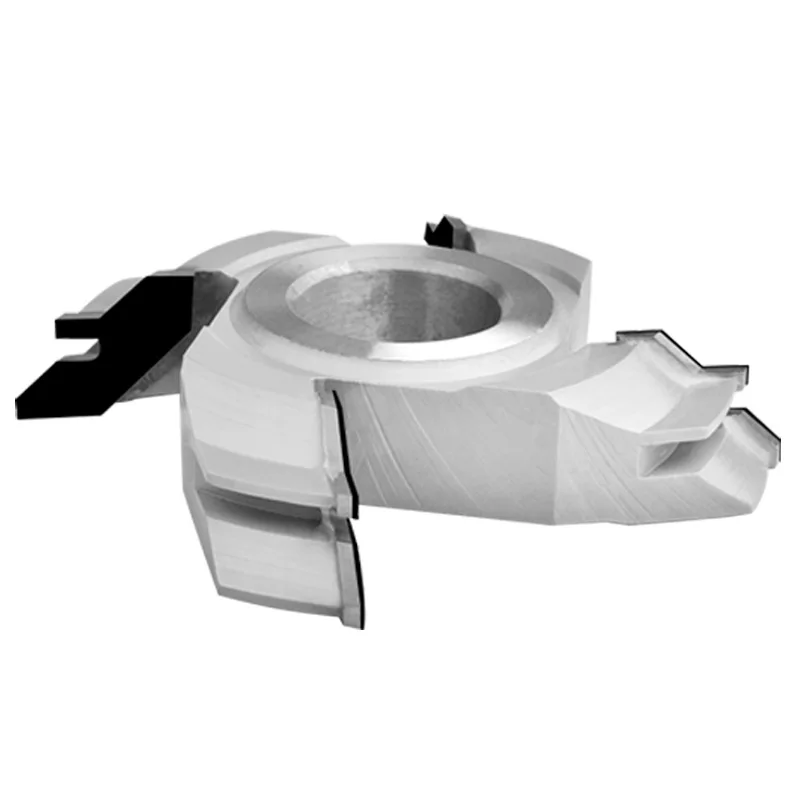 Wood tools diamond 45 degrees tenon knife solid wood splicing tenon joint point diagonal cutter forming end milling cutter