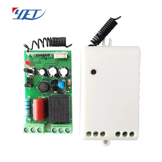 YET401PC 433.92mhz universal garage door rf wireless 868mhz remote control opener duplicator key for decoder