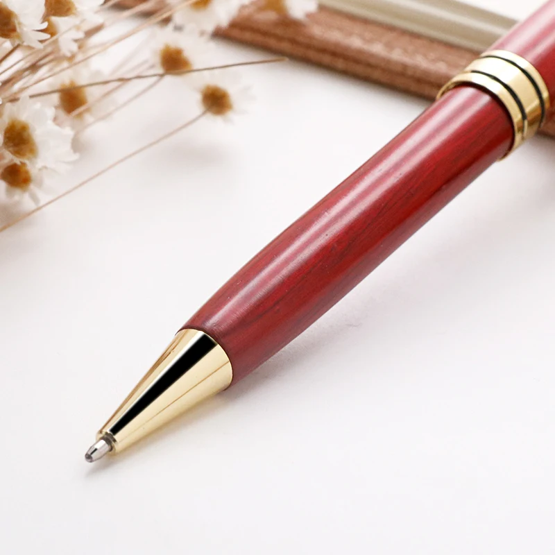 Hot Sale Eco-friendly Wooden Custom Promotional Ball Pens With Printed Logo Printed For Gift