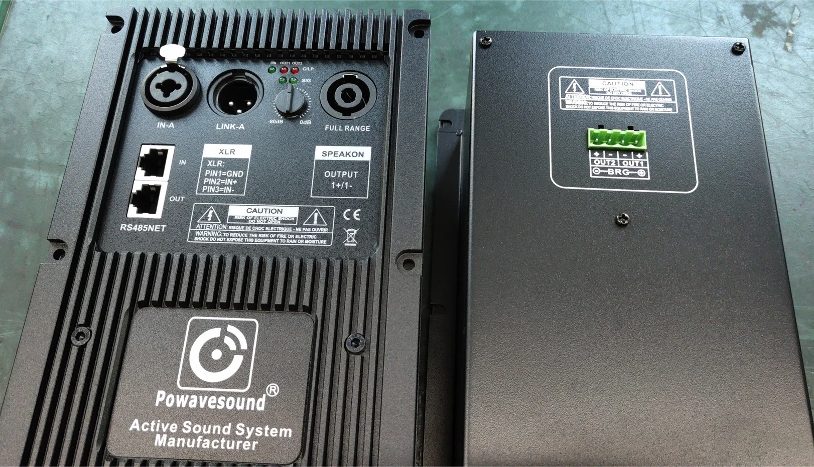 Amplifier module for active line array speaker DSP inside digital crossover and PC software control 1CH 2CH and 3CH for optional