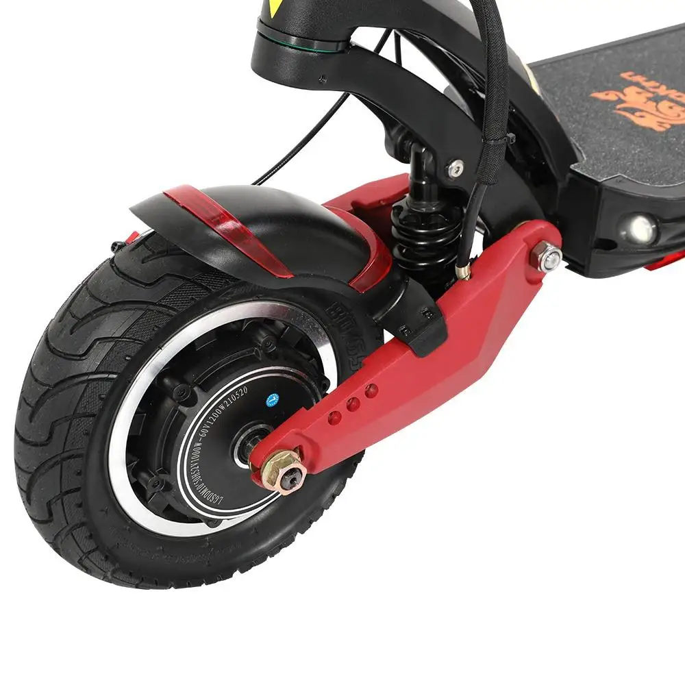 KUGOO Kirin New G1 Electric Scooter Speed Fast Charger EU Warehouse Scooter Electric Dual Motor 1000W*2 65km/h Two-wheel Scooter