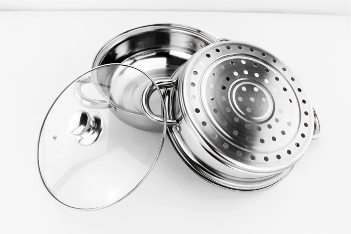 Wholesale Multi functional 28 cm Stainless Steel Steamer Household Soup Pot 2/3/4/5 Layers Kitchen Cookware Steamer Pot