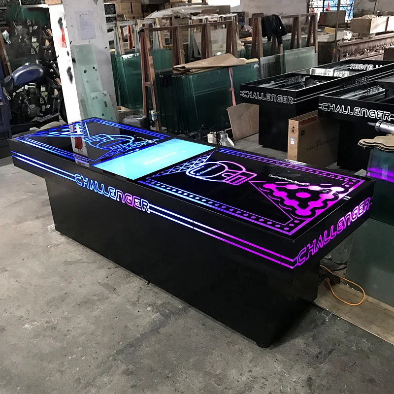 Новый дизайн на заказ, длинная Вечеринка 8 футов, интеллектуальный игровой стол для beerpong, светодиодный Пивной Стол для понга