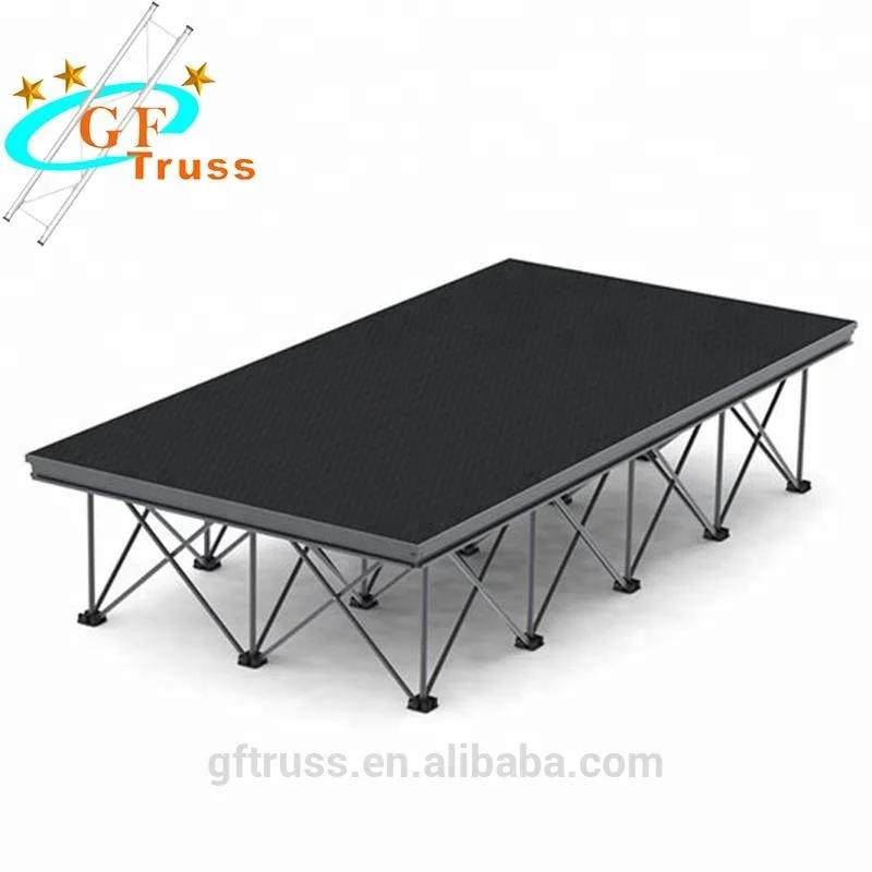 new portable GF aluminum stage deck for events mini stage platform from Chinese manufacturers