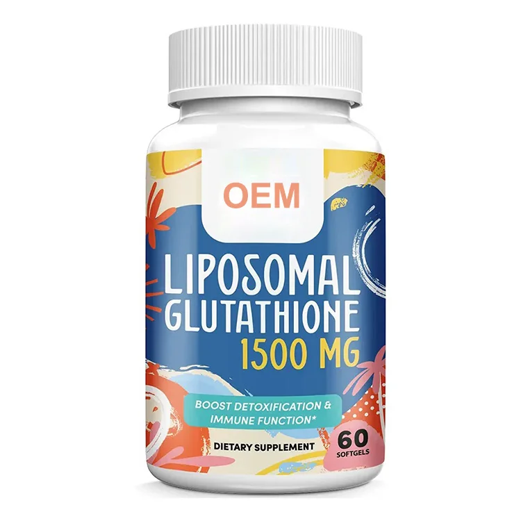 Private Label Liposomal Glutathione Softgels Active Form L-Glutathione Capsules