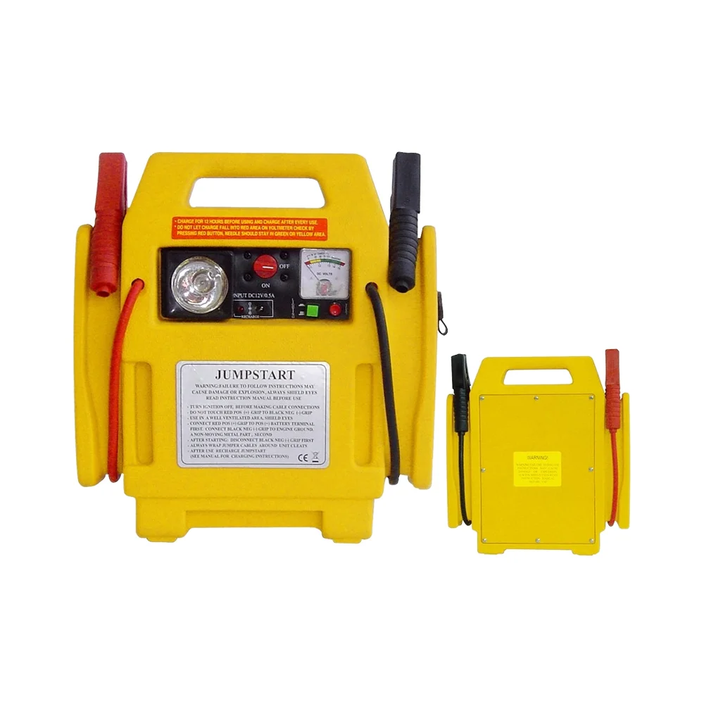 Multifunctional Portable Power Station Fast Jump Start 2000A Peak Current 12V Trucks Motorcycles LED Light Air Compressor