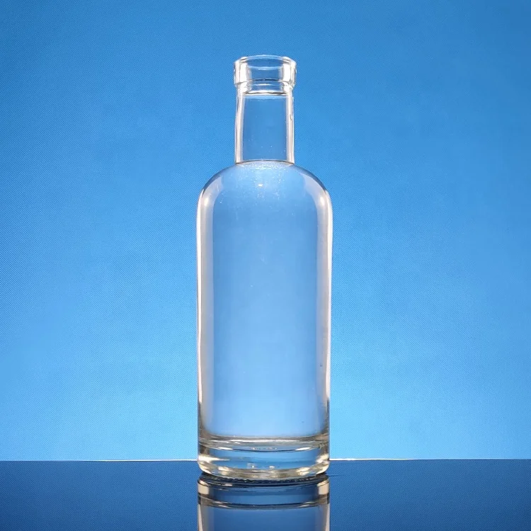 Flint Glass Cap Finish 750ml Vodka 0.5l Glass Bottle