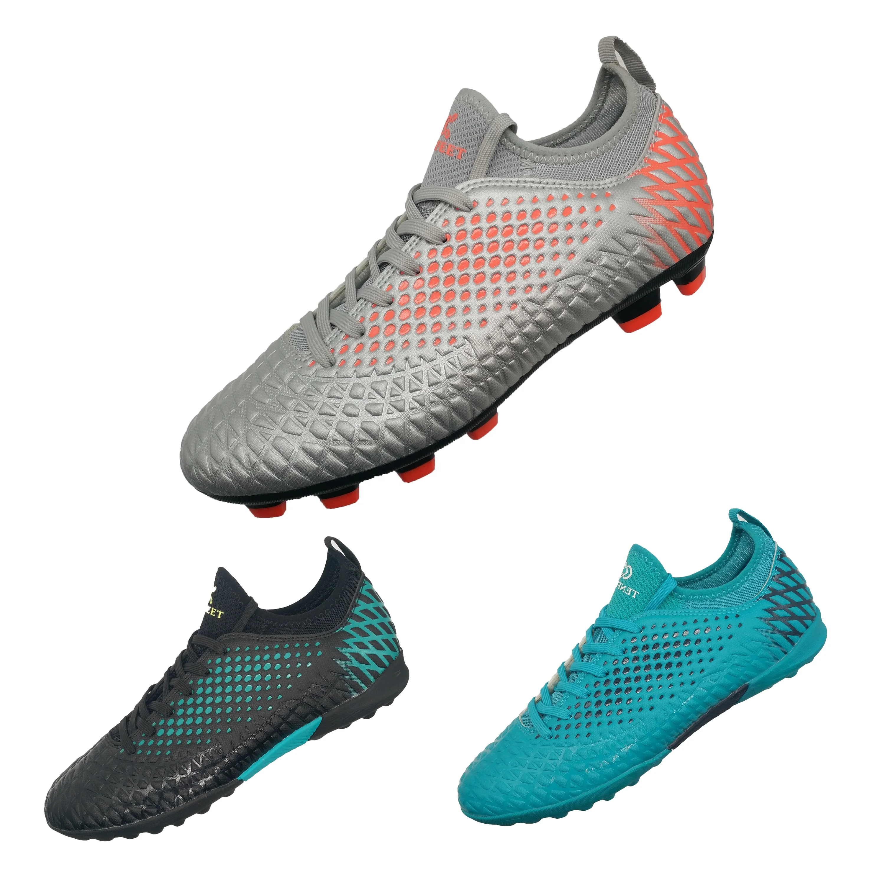 
2020 professional custom durable cheap hot selling popular soccer shoes high quality soccer football boots 