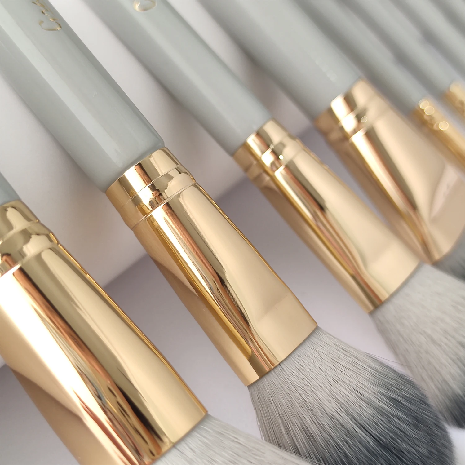 GRACEDO 9pcs grey new makeup brush set professional high quality makeup brush supplier soft full customize makeup brush set