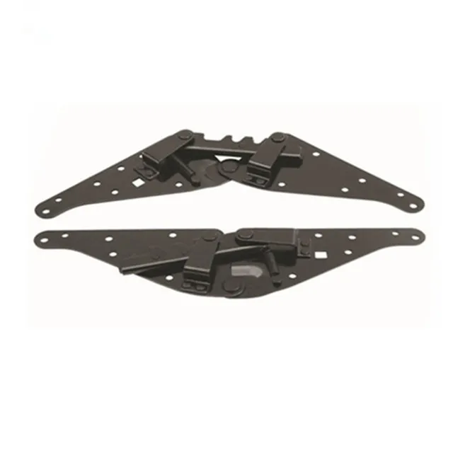 Factory Wholesale Sofa Arm Connector Adjustable Mechanism Front 3 gear 180 Degree Folding Sofa Ratchet Locking Hinge