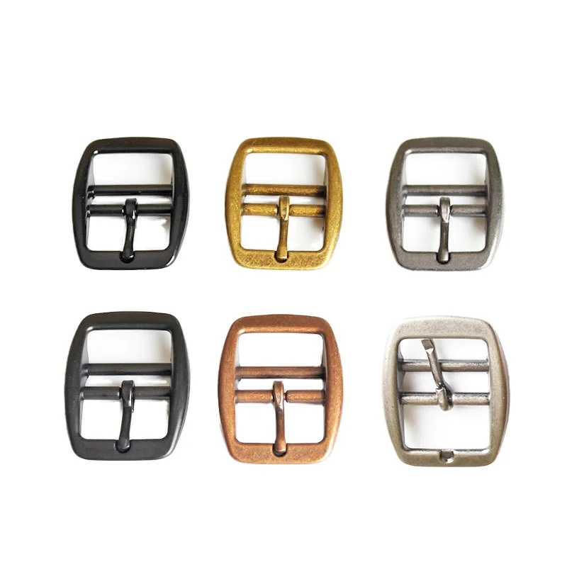 Good Quality Leather Center Roller Double Bar Buckles Die Cast Belt Adjustable Strap Buckle Bags