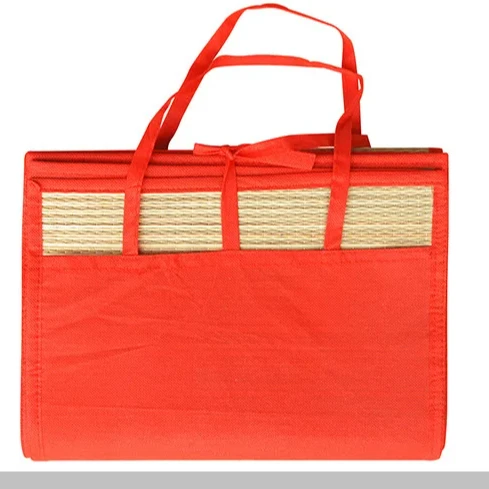 Reversible Mat Plastic Straw Picnic Mat Blanket Sand Proof And Waterproof Portable PP Woven Anti Sand Beach Mat