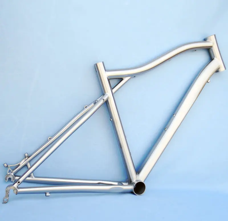 Best seller! Customized titanium gravel bike frame and  titanium mountain bike 29er with carbon fat fork