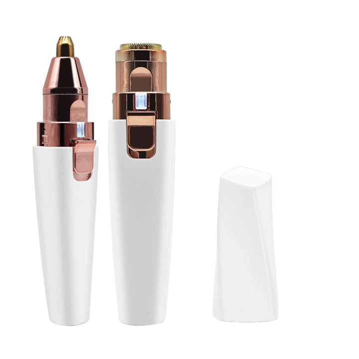Portable Rechargeable Eyebrow Epilator 2 in 1 Electric Hair Remover