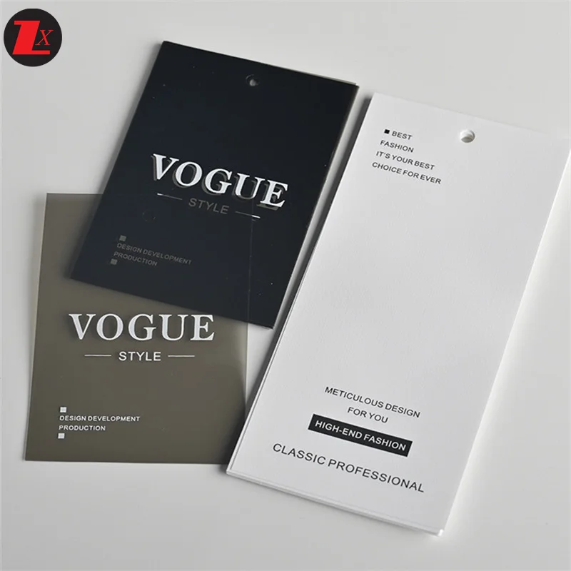 Supplier Custom Private Custom Own Brand garment cardboard hang tags jeans hang tag  custom clothing tags hangtag