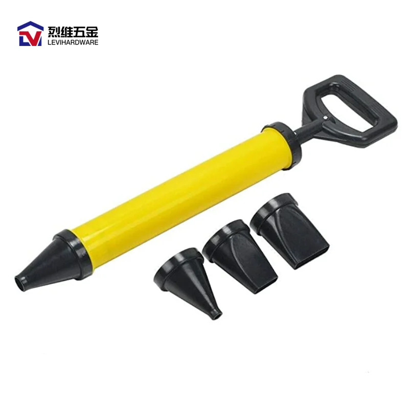 LEVI wholesale Mortar Pointing Grouting Gun Sprayer Applicator Tool cement caulking gun with Cement lime 3 Nozzle