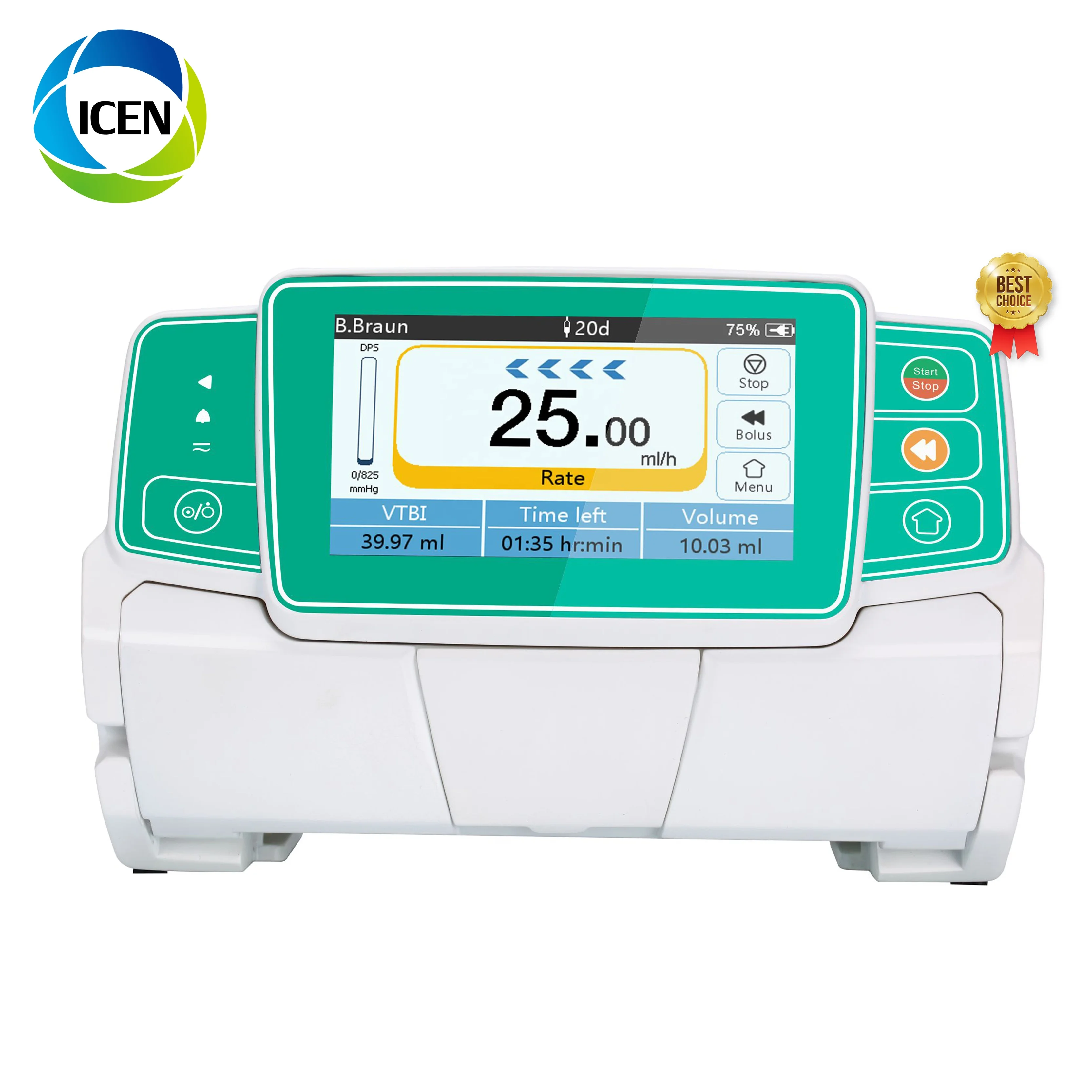 IN-GV50 Medical Portable Type Infusion Pump Electric Syringe Pump