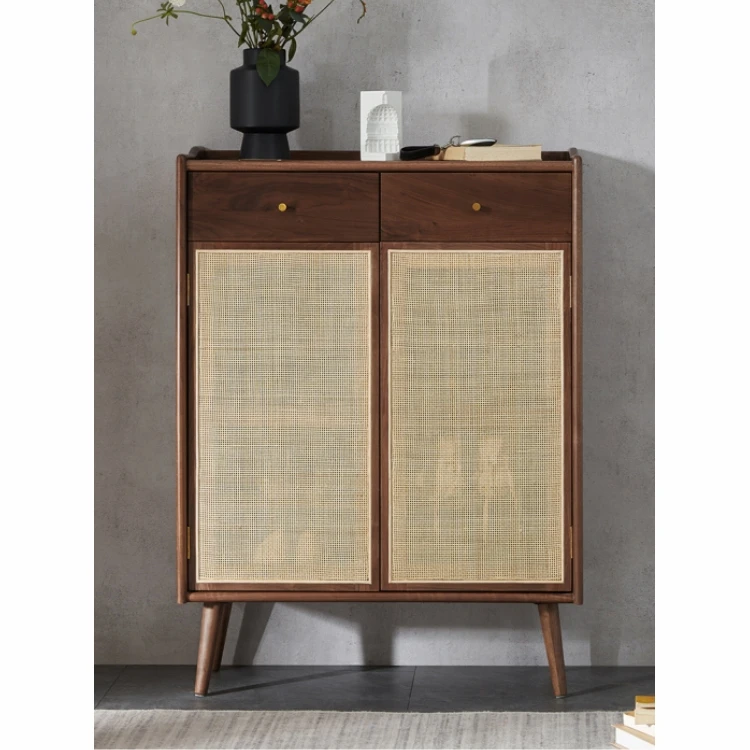 Modern Entryway Home 2 Doors Shoe Cabinet Storage Racks Organizer Shelf Closet