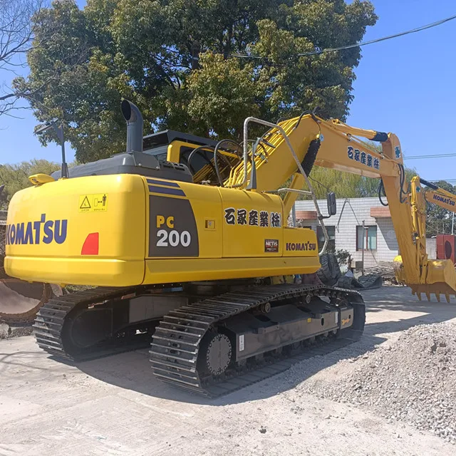 Лидер продаж японские оригинальные Гусеничные экскаваторы Komatsu PC200-8 Строительная Инженерная техника Подержанные