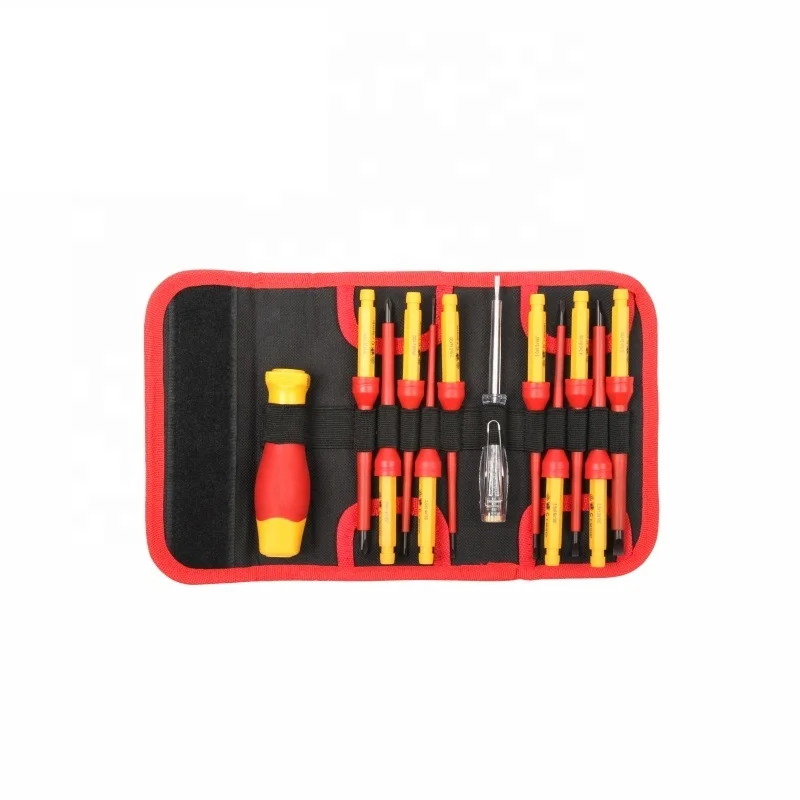 Professional 12PCS VDE Screwdriver Set For Electric Company Use
