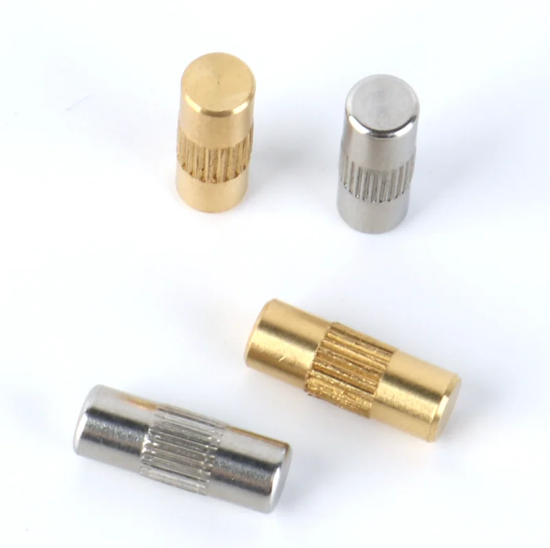 Hot Sale  Wholesale Cheap Round Iron Steel Restaurant Desk Furniture Metal Parts Bronze dowel