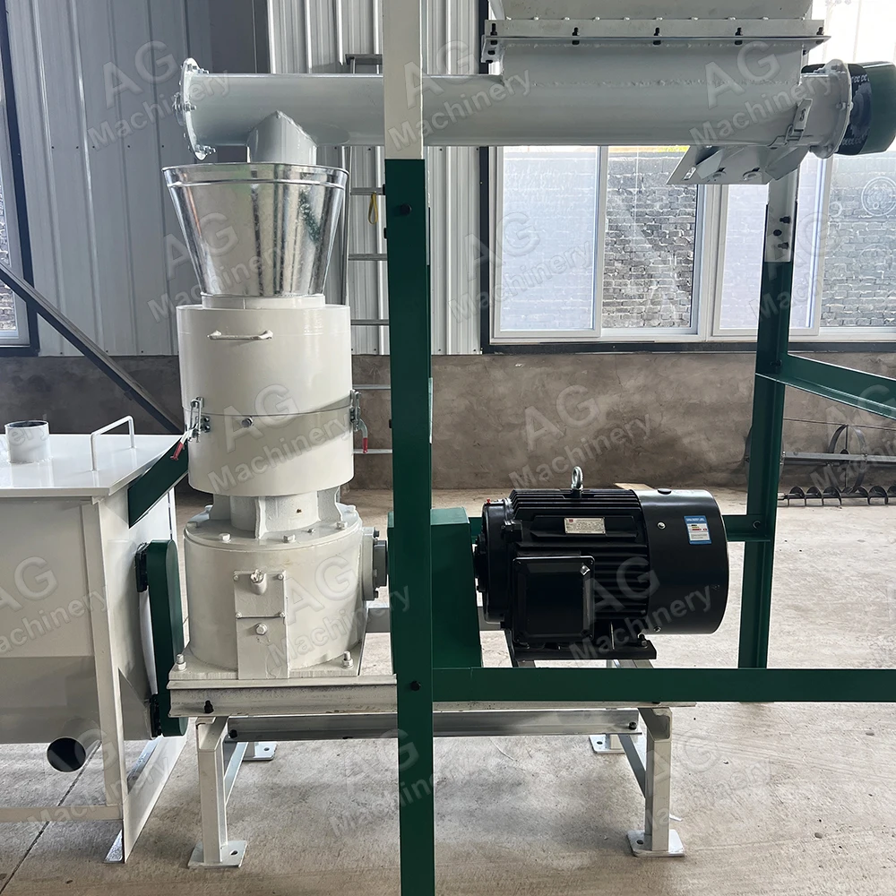 Cow Pig Chicken Pellet Feed Production Line Small Livestock Feed Processing Line for Animal Feed