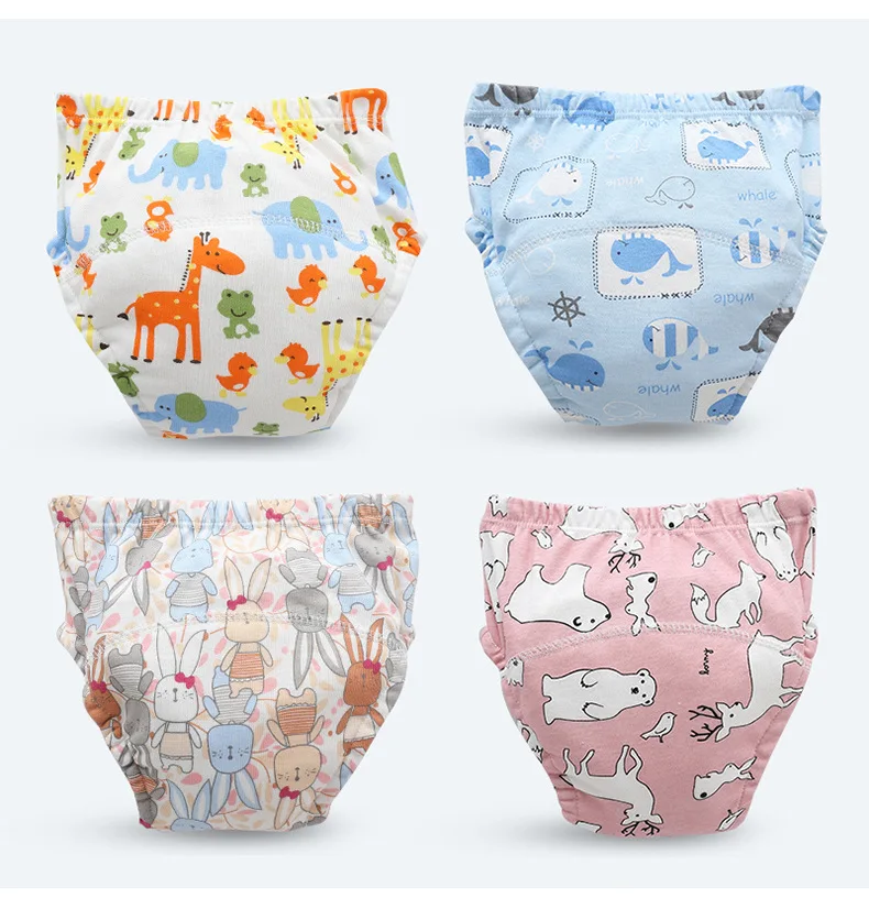 Children Briefs Shorts Boxer Organic Fabric Breathable Soft Bread Panties Underwear Toddler Baby
