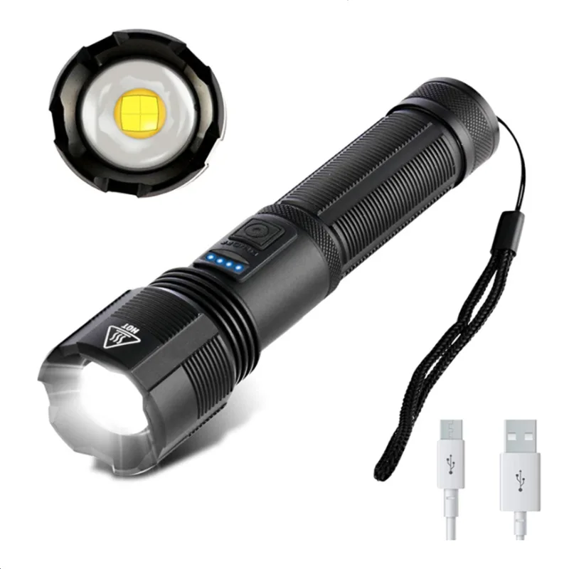 XHP50 Solar Power Car Emergency Kit Rechargeable Led Emergency Flashlight USB