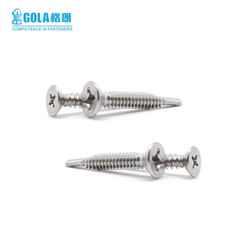 SS316 Self-drilling Screws Stainless Steel Flat Head Self Drilling Screw
