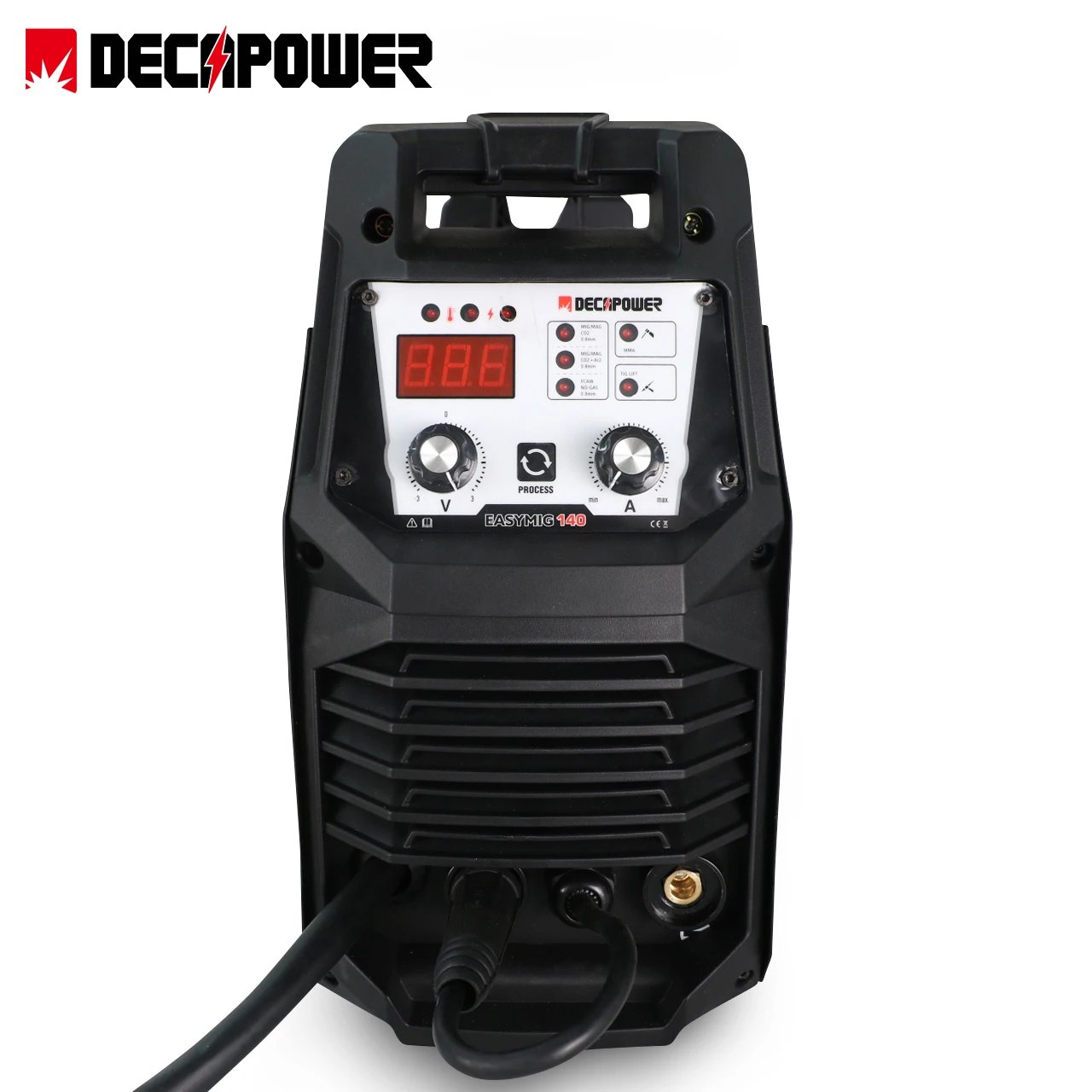 Decapower No Gas Flux Wire Co2 120/140/160/180A 3 in 1 Synergy IGBT Inverter MIG Welding Machine