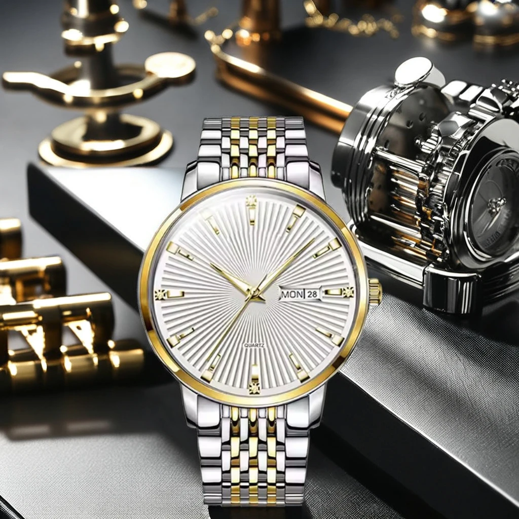 OEM ODM High Quality Luxury Business Mechanical Watch Waterproof Stainless Steel Dial Window Glass Diver Feature Japan Movement