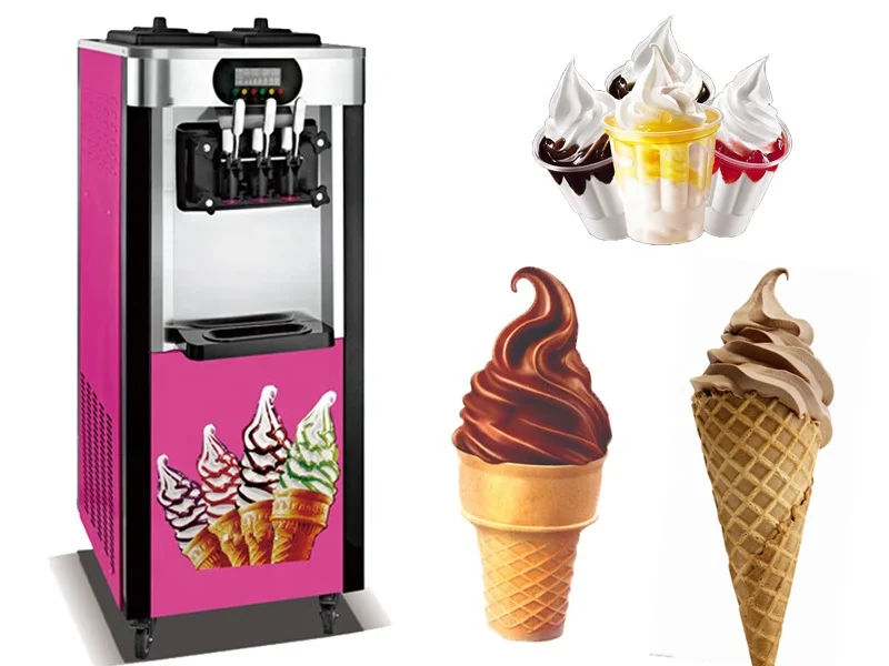 Professional Portable Soft Serve Ice Cream Machine / Soft Ice Cream Machine / Soft Serve Ice Cream Maker