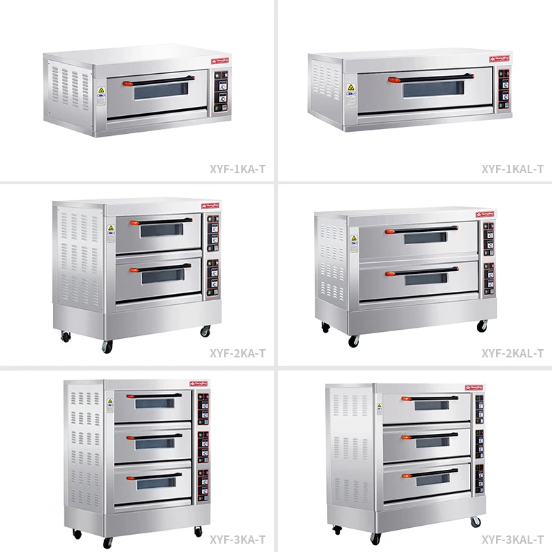 Wholesale Industrial Bakery Machines 3 Deck 9 Tray Electric Bread Oven