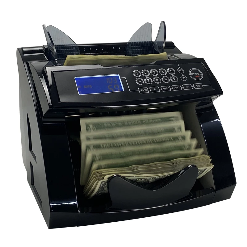 With built in battery Adjustable Counting Speed  Cash Calculator Fake Money Detector Counting Machine Money Counter