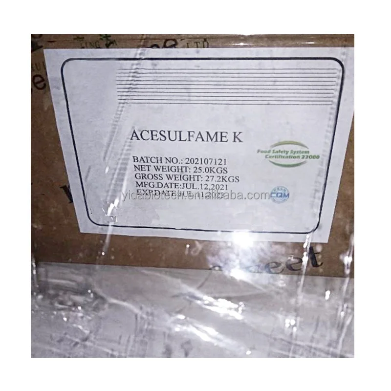wholesale sugar sweeteners food grade Acesulfame k/AK sugar/Acesulfame Potassium for food and beverage