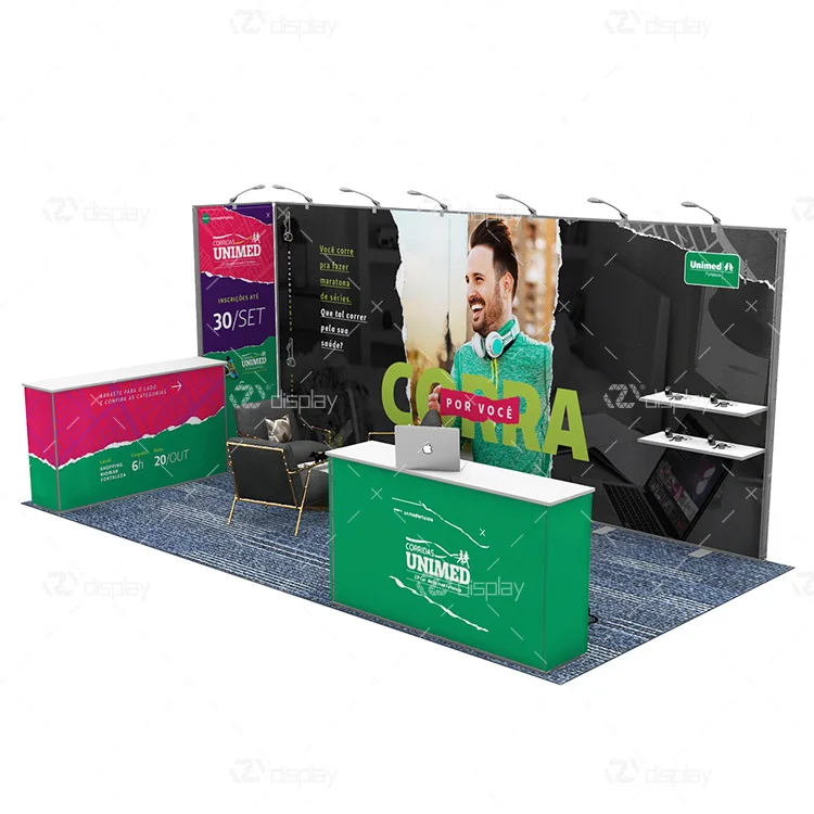 10x10 10x20 Custom easy expandable exhibition Tradeshow Displays Stand Booth for Fairs