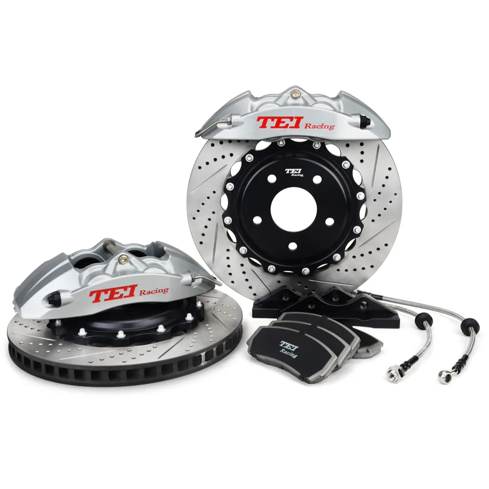 FRONT Big Brake Kit 355x28mm Rotor 4 Piston Brake Caliper 18inch Wheel  For RAV4 2005-2021