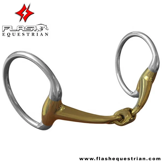 Custom Order Horse Equine D Ring Dutch Snaffles Gag Waterford Horse Bit Stainless Steel Western Dutch Gag Bit German Silver Bit