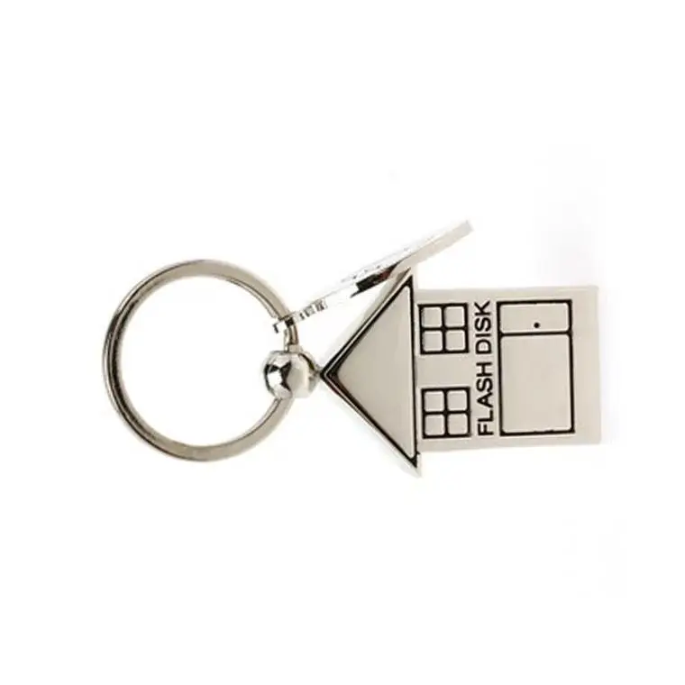 House USB 2.0 Flash Drive Metal Pen Drives 4 GB Waterproof 2gb USB Sticks