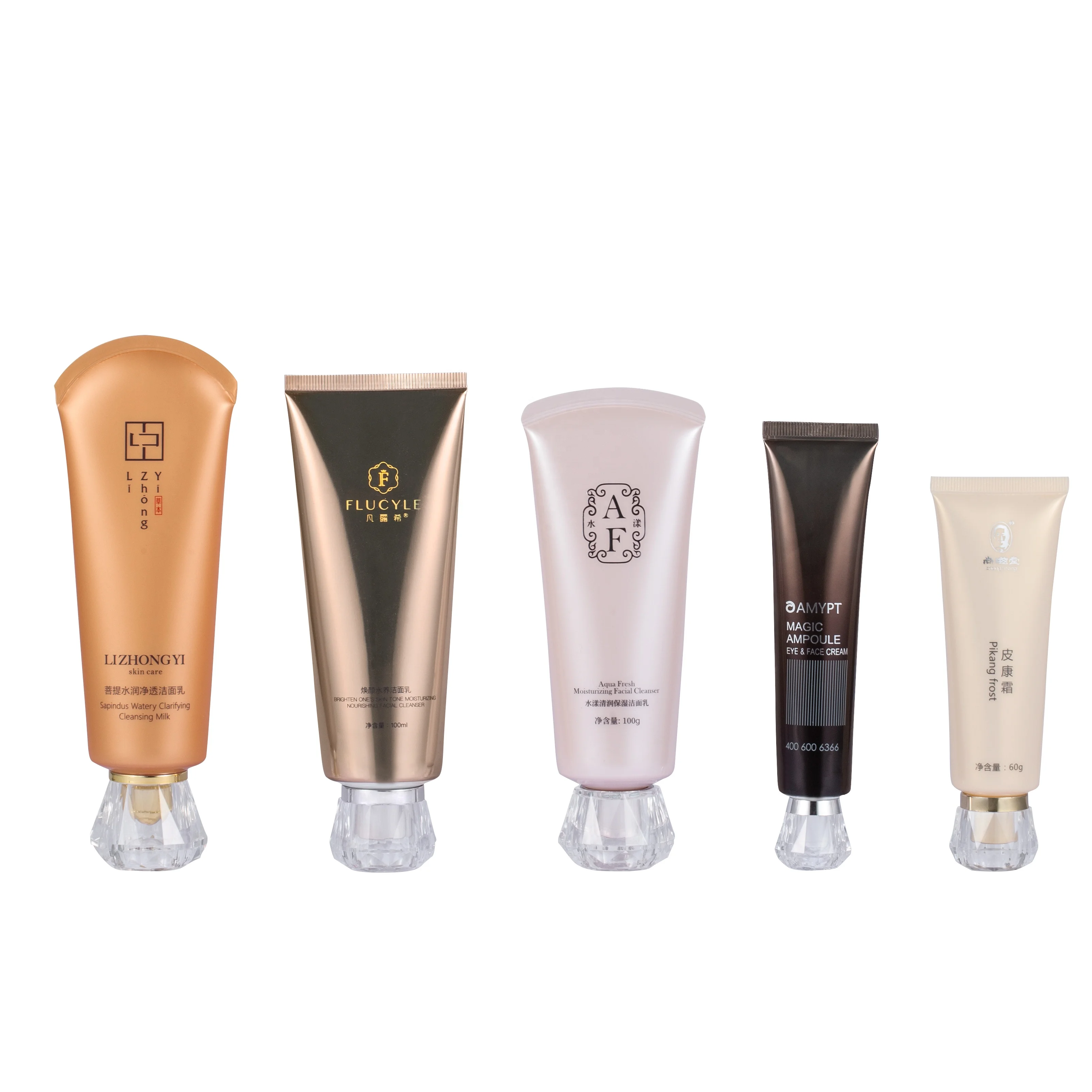 Fresh Flexible Cosmetic Tube with Acrylic Cover