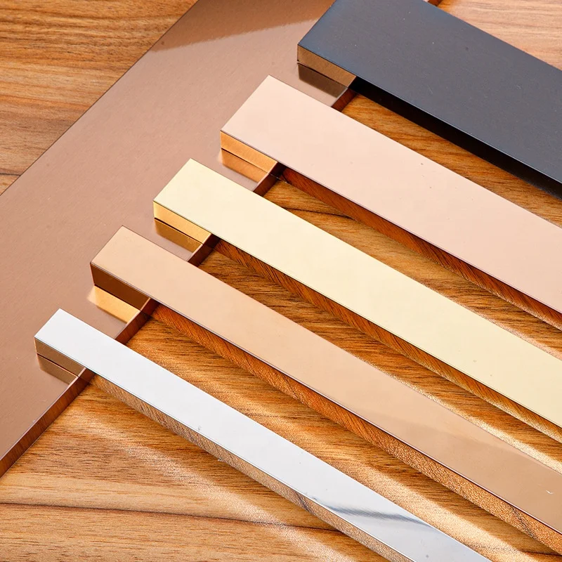 Low Price Tile Profile Flooring Corner Accessories Stainless Steel Ceramic Tile Trim Strip Stainless Steel U Shape Tile Trim