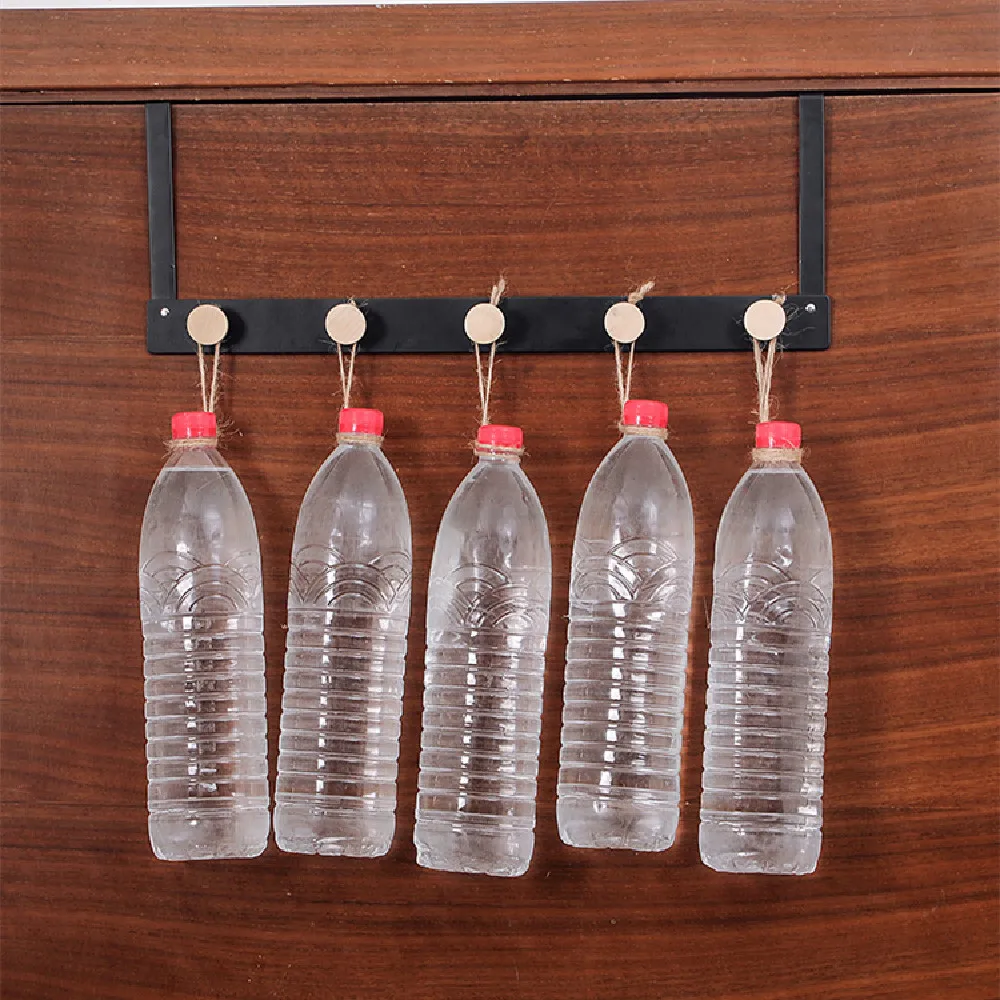 Over The Door Hooks Door Hanger Hook Rack Hanger Heavy-Duty Organizer for Coat Back-5 Hooks