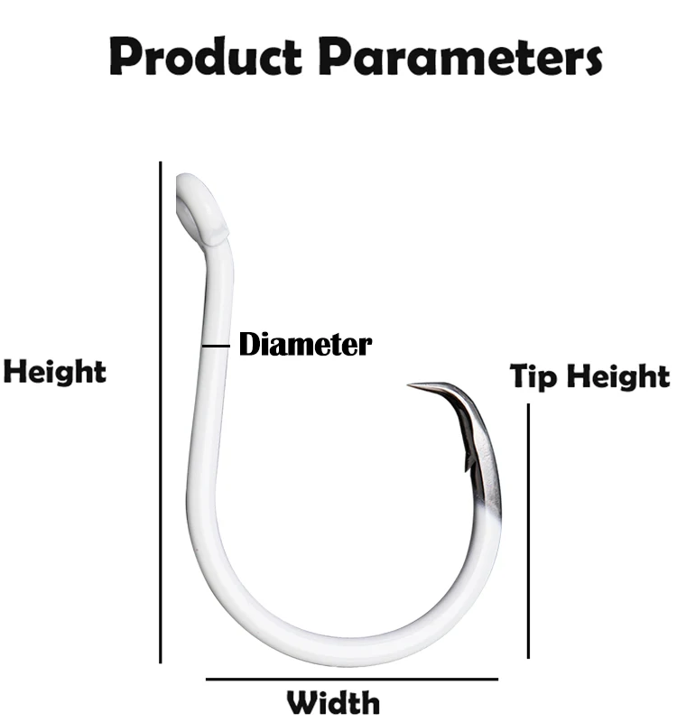 Manufacturer High Carbon Steel Octopus Fishing Hooks Offset Luminous Circle Fishhooks For Saltwater