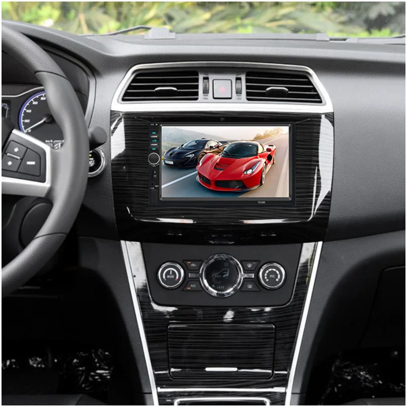 2024 trending hot 7018B 7 inch Touch screen Double 2 DIN Avto Car Radio Stereo Video MP5 USB/TF/AUX/FM Player estereos para auto