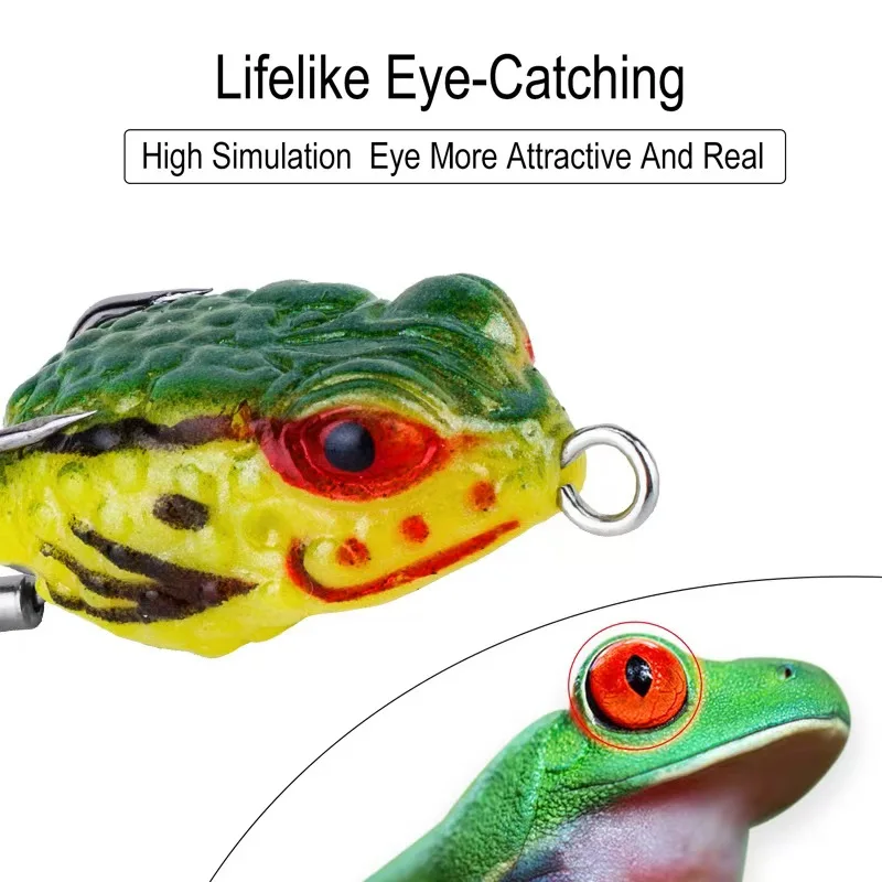 Byloo topwater prop frog lure raw-materials for making handmade frogs fir mexican frog